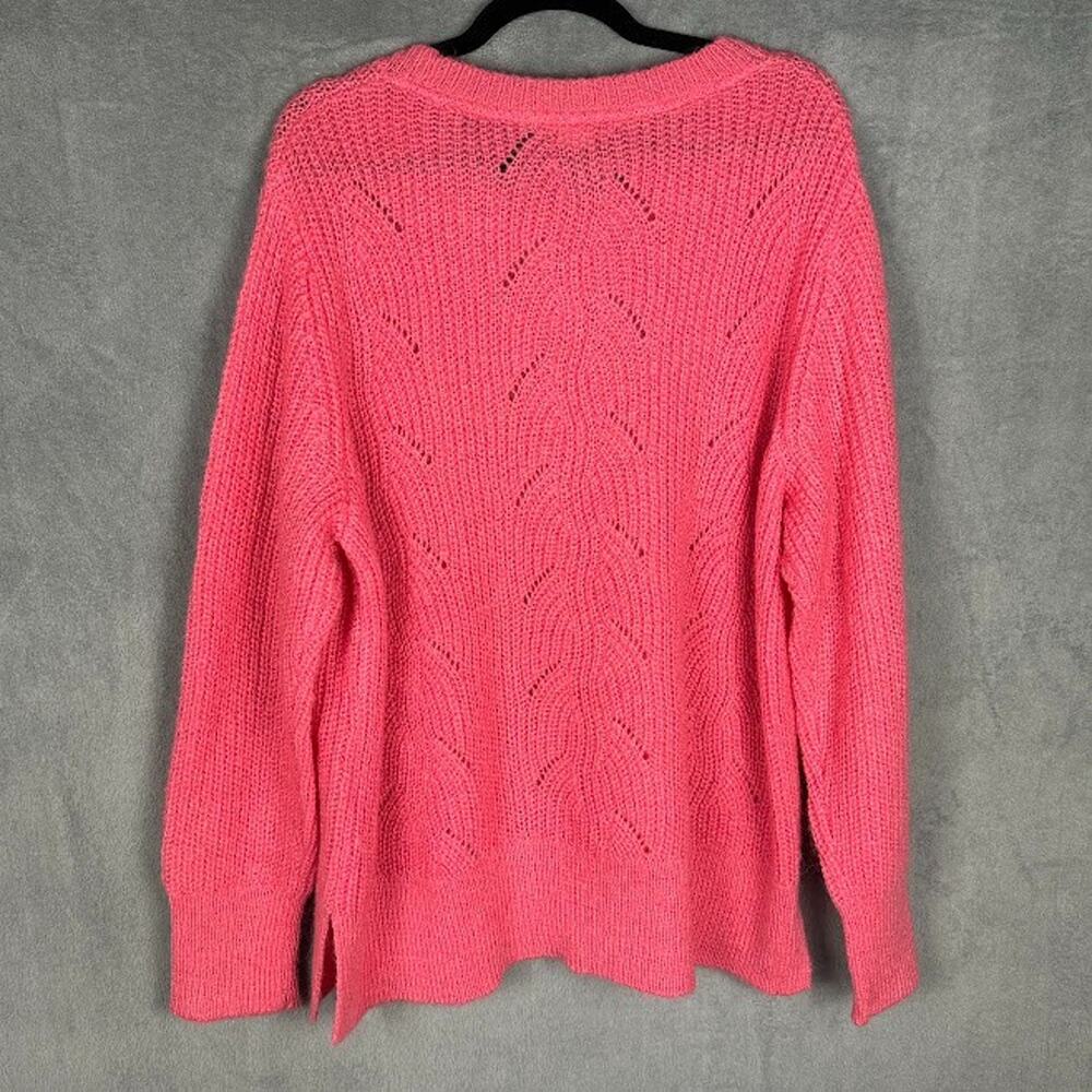 Boden Sweater Womens Extra Large Pink Knit Neutral Preppy Comfort Wool Blend - Picture 6 of 12